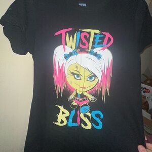 WWE Alexa Bliss "Twisted Bliss" authentic cartoon T-shirt women’s size medium